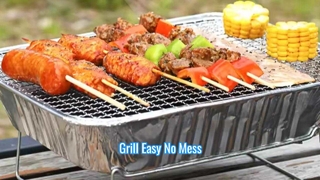 Nướng BBQ ngoài trời dễ dàng không cần dọn dẹp