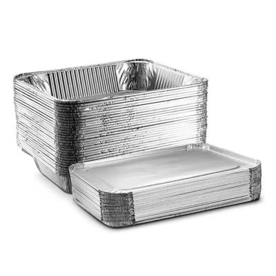 Food Grade 8011 Take Away Trays Food Packaging Aluminum Foil Container