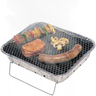 Aluminum Charcoal Grill Camping Outdoor Instant Barbeque Disposable BBQ Grill