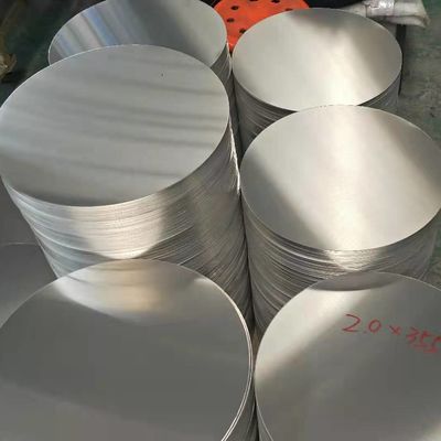 Small Aluminum Circle Sheet 1070 1060 1100 Metal Wafer Custom Size High Flatness Burr Free Edge Food Grade