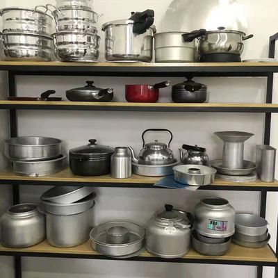 Non Stick Pot Pan 6.0mm Anodized Aluminum Discs Kitchen Custom Size High Flatness Burr Free Edge Food Grade