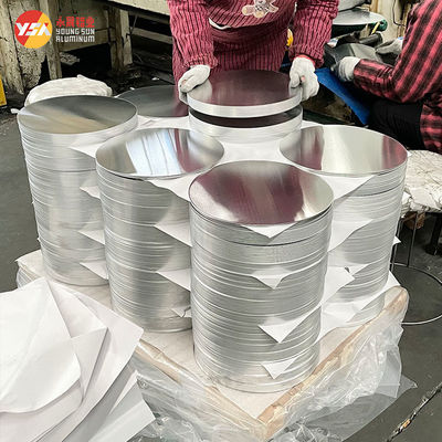 Aluminum Round Plate 1050 1060 1100 250mm 350mm 780mm H14 Cookware Custom Size High Flatness Burr Free Edge Food Grade