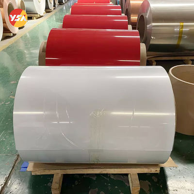 PVDF tráng 1100 3003 3004 3105 5052 Cuộn nhôm cuộn màu cường độ cao