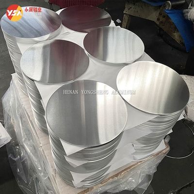 3003 Aluminium hợp kim đĩa dụng cụ bếp Vòng tròn 80-1000mm tùy chỉnh đường kính cao phẳng Burr Free Edge Food Grade
