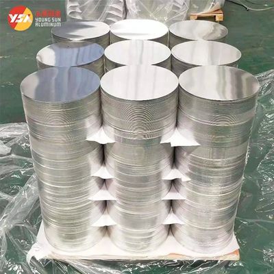 Màu phủ PE PVDF Aluminum Circle Disc Round Shape Custom Size High Flatness Burr Free Edge Food Grade