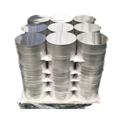 Bao bì bằng gỗ 1050 đĩa nhôm 80-1000mm Công nghiệp kích thước tùy chỉnh Độ phẳng cao Burr Free Edge Food Grade