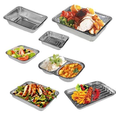 Nhà hàng dùng một lần than nhôm nhựa hộp BBQ Grill