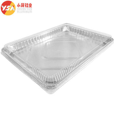 Bao bì thực phẩm nhựa nhôm tấm đĩa bạc PET hình chữ nhật được chấp nhận