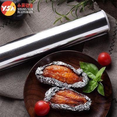 0.018x300mm Aluminium Foil Wrapper Roll 100m Nhà bếp Cung cấp thực phẩm Wrap Foil