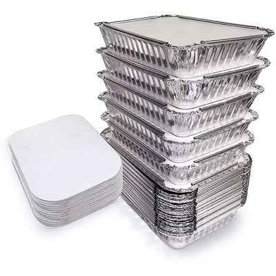 Một lần dùng BBQ Takeaway Foil Pans Tin Box Barbecue Aluminum Foil Lunch Box