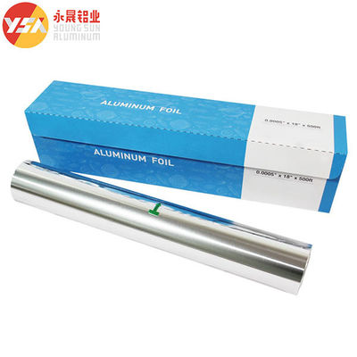 1235 3003 5052 8006 8011 Lông nhôm loại thực phẩm cuộn cuộn bếp