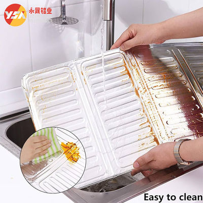 Máy chặn dầu bằng tấm nhôm Máy chặn dầu bếp có thể gập lại