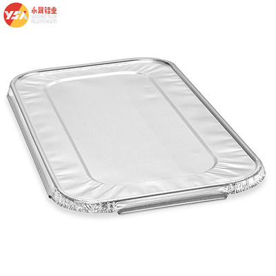 1/3 Kích thước Foil Steam Table Pan Lid - 100/Case F2619 Các thùng chứa nhôm hình chữ nhật