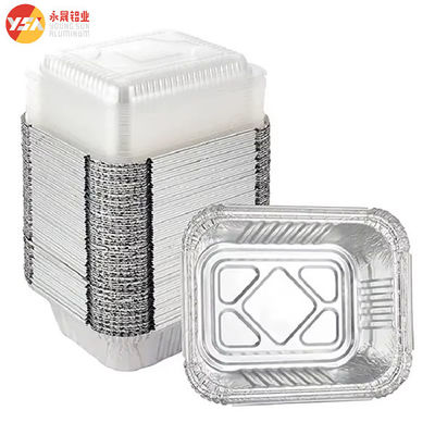 F1 8342 450ml Lôi nhôm dùng một lần thực phẩm mang ra với nắp