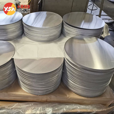Đĩa nhôm 1060 1050 làm đèn chiếu sáng phản quang H14 kích thước tùy chỉnh độ phẳng cao cạnh không ba via cấp thực phẩm