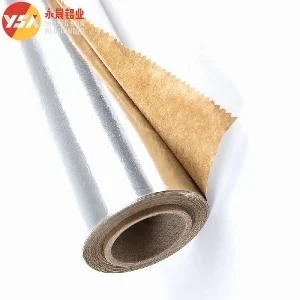Giấy kraft cán màng nhôm 8011 để đóng gói chống ẩm, cách nhiệt và chống rách, thích hợp cho bao bì thực phẩm