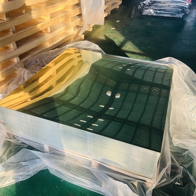 Gương nhôm công nghiệp nguyên chất 1070, độ phản xạ cao, chiều dài và chiều rộng có thể tùy chỉnh