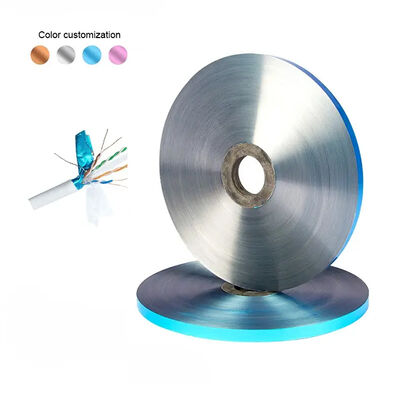 AL/PET Aluminum Foil Laminated Polyester Film Alloy 8079 in Silver Blue Copper Colors Ideal for Cable Shielding/Duct Wire