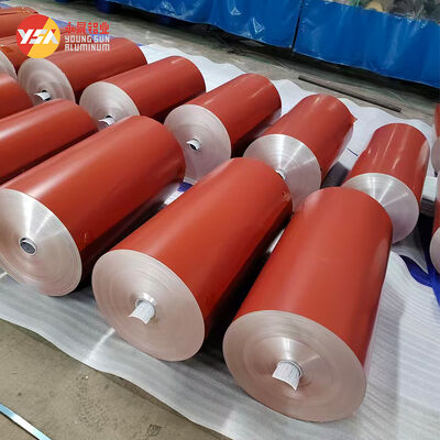 5052 PVDF ốp nhôm phủ 0.3mm-3.0mm chiều rộng tùy chỉnh chống thời tiết cho mái nhà mặt tiền tòa nhà