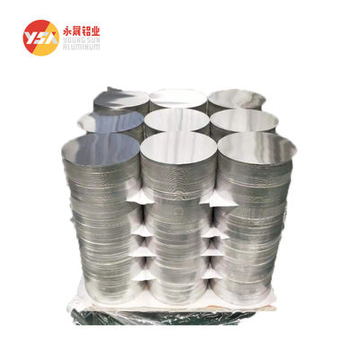 Tấm nhôm tròn bề mặt mộc 0.36mm 6mm đường kính 1000mm kích thước tùy chỉnh độ phẳng cao cạnh không bavia chuẩn thực phẩm
