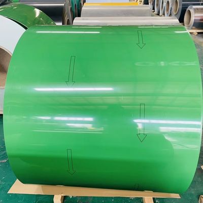 1000mm 1600mm 0,35mm Cuộn nhôm sơn phủ cho tường thang máy