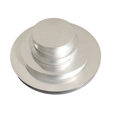 Small Size Aluminum Circle Disc 3003 H24 Circle Aluminum Pans Custom Diameter High Flatness Burr Free Edge Food Grade