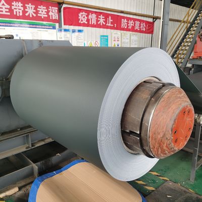 1050 1060 1070 1100 3003 5052 H28 H14 Dải cuộn dây nhôm phủ màu sơn phủ sẵn để lợp mái