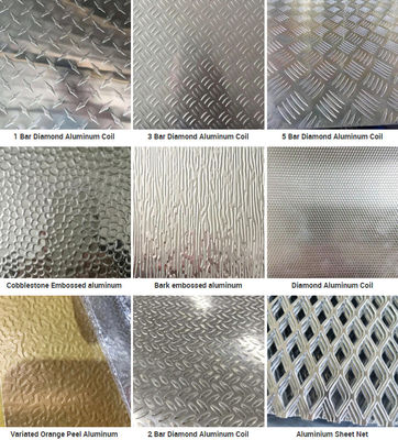 Dập tấm nhôm dập nổi Mill Edge Diamond