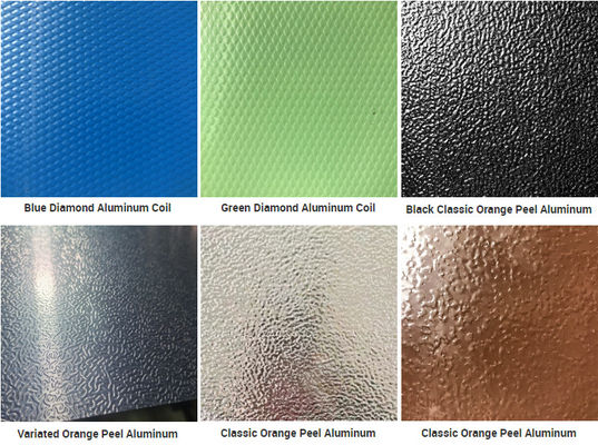 Tấm nhôm xử lý bề mặt dập nổi Khe cắt cạnh để trang trí