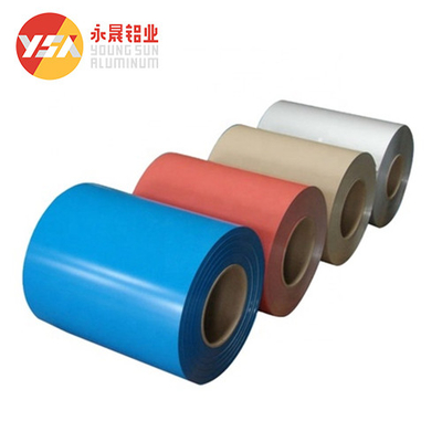 1060 3003 3004 5052 PE Pvdf Màu sơn phủ sẵn Nhôm cuộn Tấm cuộn