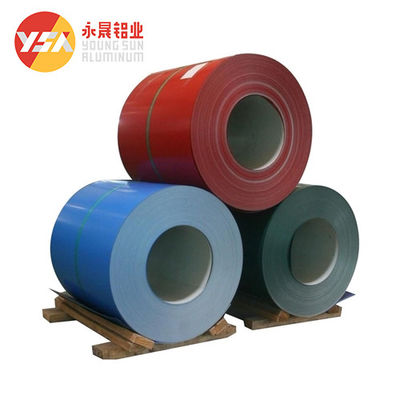 PE PVDF Tranh Tấm nhôm màu 6.0mm Cuộn nhôm tráng màu chống kiềm