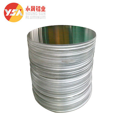 Cơ sở cảm ứng 1100 3003 Không dính đánh bóng đĩa nhôm 25mm kích thước tùy chỉnh Độ phẳng cao không có Burr Food Grade