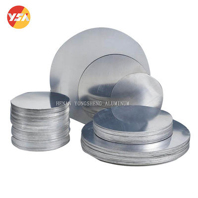 1060 H18 Đĩa đĩa hình tròn nhôm 1100 1050 3003 Pan Cookware Custom Diameter High Flatness Burr Free Edge Food Grade
