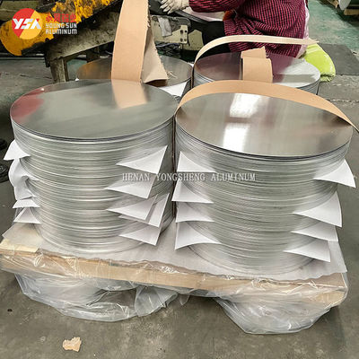 Small Aluminum Circle Sheet 1070 1060 1100 Metal Wafer Custom Size High Flatness Burr Free Edge Food Grade